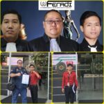 Doc. Kolase foto saat Ketua Umum FERADI WPI, Advokat Donny Andretti, S.H., S.Kom., M.Kom., C.Md., dan Bendahara Umum, Advokat Prija Maxy Theozipa, S.H., menghadiri sidang di Pengadilan Niaga Jakarta Pusat. Kehadiran mereka dalam agenda pembahasan alat bukti surat tambahan dari pemohon pailit mencerminkan komitmen FERADI WPI dalam mendukung akses keadilan bagi masyarakat. (Foto Dokumentsi: FERADI WPI Official).