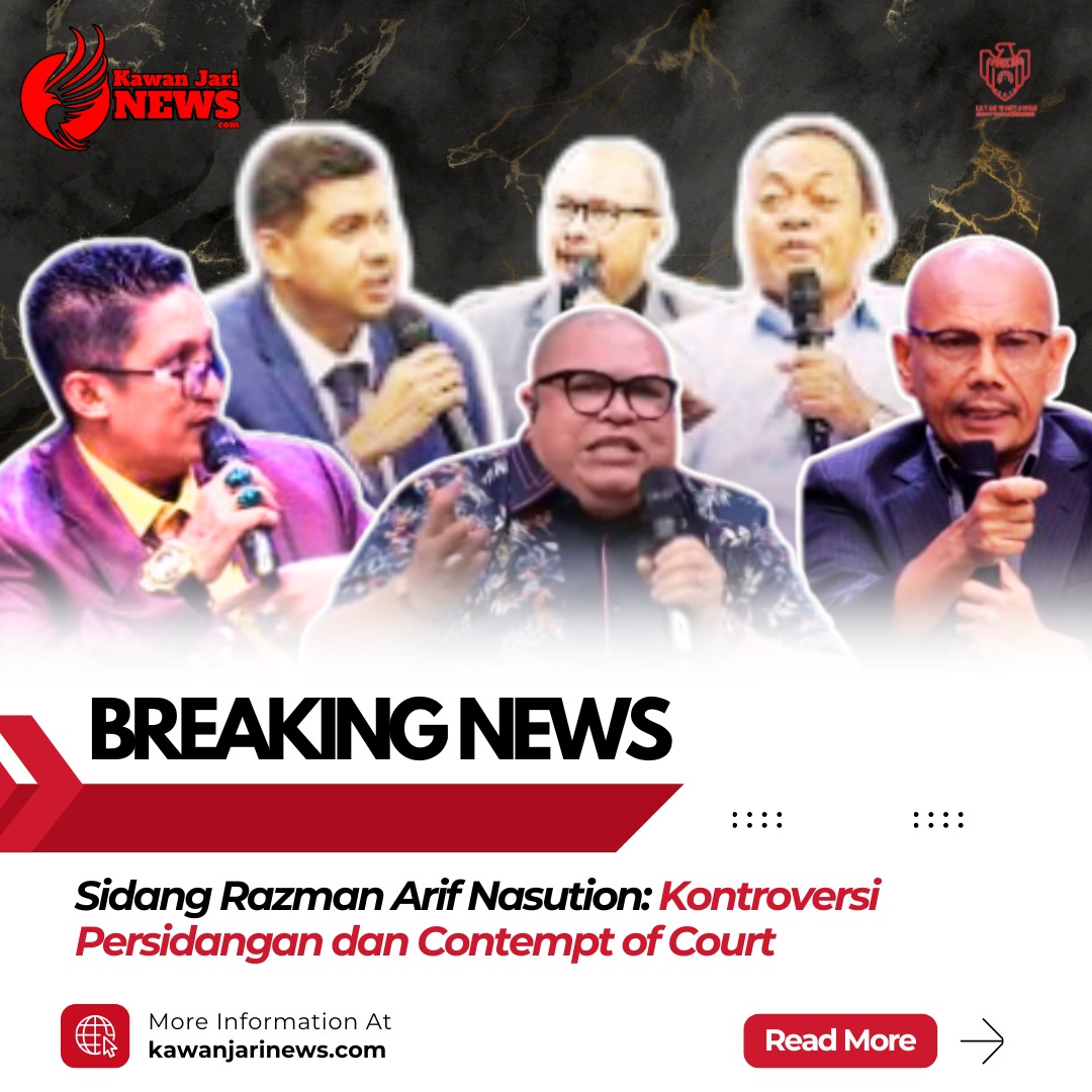 Doc. Kolase foto para narasumber dalam program "Rakyat Bersuara" yang disiarkan oleh iNews TV pada Selasa, 11 Februari 2025. Diskusi membahas kontroversi persidangan Razman Arif Nasution, termasuk dugaan kejanggalan dalam proses hukum serta isu "Contempt of Court. (Sumber Foto Dokumentasi: iNews TV).