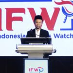 Doc. Ketua Umum Indonesian Fiscus Watch (IFW), Prayogi R Saputra, menyampaikan pidato saat peluncuran resmi IFW di Malang, Jawa Timur, pada 1 Maret 2025. Dalam pidatonya, ia menegaskan pentingnya transparansi dan akuntabilitas dalam sistem perpajakan untuk memastikan pajak dikelola dengan adil dan bebas dari penyimpangan. (Foto Dokumentasi: Eko Wahyu).