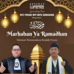 Doc. Flayer resmi dari Feradi WPI DPC Kota Semarang dengan desain yang elegan, menampilkan ucapan selamat menyambut bulan suci Ramadhan 1446 H/2025. Flayer ini mencerminkan semangat kebersamaan dan kepedulian sosial yang diusung oleh organisasi. (Foto Dokumentasi: FERADI WPI Official).