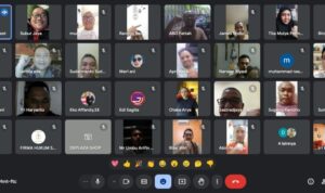 Doc. Tangkapan layar suasana pelaksanaan Pelatihan Pendidikan Hukum untuk Sertifikasi Paralegal FERADI WPI Gelombang 1 / Batch #1 yang diselenggarakan secara daring melalui Google Meet pada Minggu, 2 Maret 2025. Kegiatan ini diikuti oleh para peserta dari berbagai daerah di Indonesia dan menghadirkan narasumber dari kalangan advokat, praktisi hukum, serta media. (Dok. FERADI WPI Official).