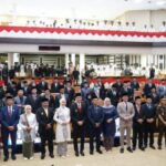 Doc. Bupati Ogan Komering Ilir (OKI) Muchendi Mahzareki bersama Wakil Bupati Supriyanto, unsur pimpinan DPRD OKI, serta jajaran Forkopimda berfoto bersama usai penyampaian pidato perdana dalam Rapat Paripurna DPRD OKI, Selasa (4/3/2025). Dalam kesempatan tersebut, Bupati Muchendi mengajak seluruh elemen masyarakat bersatu dan berkolaborasi mewujudkan visi OKI Maju Bersama. (Foto Dokumentasi: eskoncer.com).