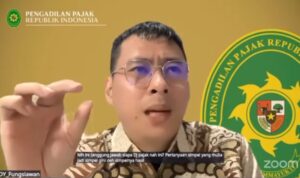 Doc. Fungsiawan, Kuasa Hukum yang mewakili wajib pajak Rudy dalam sidang sengketa pajak yang digelar secara virtual pada 6 Maret 2025. (Foto Dokumentasi: Tangkapan layar YouTube Pajak Smart).