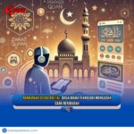 Doc. Gambar ini merupakan ilustrasi yang menggambarkan bagaimana teknologi mempengaruhi cara umat Islam beribadah di bulan Ramadhan. Dari aplikasi keagamaan, kajian daring, hingga donasi digital, kemajuan teknologi memberikan kemudahan, namun tetap perlu keseimbangan agar esensi spiritual Ramadhan tetap terjaga. Harap dicatat bahwa ilustrasi ini bersifat imajinatif dan tidak menggambarkan situasi nyata di lokasi atau waktu tertentu. (Gambar: NR Official).