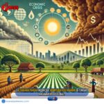 Doc. Ilustrasi ini menggambarkan tantangan dan strategi ketahanan pangan Indonesia di tengah ancaman krisis global. Terlihat petani yang bekerja di sawah subur, melambangkan ketahanan sektor pertanian. Di latar belakang, terdapat lahan kering yang mencerminkan dampak perubahan iklim, serta simbol krisis global seperti grafik ekonomi menurun dan bencana alam. Matahari yang terbit di cakrawala melambangkan harapan dan solusi berkelanjutan melalui dukungan pemerintah serta inovasi pertanian. Catatan: Gambar ini merupakan ilustrasi konseptual yang dibuat untuk mendukung pemahaman tentang ketahanan pangan dan tidak menggambarkan kejadian nyata di lokasi atau wilayah tertentu. (Gambar: NR Official).