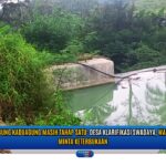 Doc. Embung Desa di Kaduagung, Kecamatan Karangkancana, Kabupaten Kuningan, Jawa Barat, yang dikeluhkan warga karena belum memberikan manfaat optimal. Warga berharap proyek senilai Rp 475.257.000 ini dapat segera difungsikan untuk irigasi pertanian agar lahan mereka tidak mengalami kekeringan. (Foto Dokumentasi: Muh. Ismail).