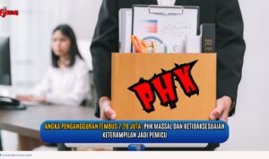 Doc. Ilustrasi Seorang pria membawa kotak berisi barang-barang pribadi usai terkena pemutusan hubungan kerja (PHK). Gambar ini hanya ilustrasi dan tidak menggambarkan kejadian atau individu sebenarnya. Per Februari 2025, angka pengangguran di Indonesia meningkat menjadi 7,28 juta orang akibat PHK massal dan ketidaksesuaian keterampilan kerja. Semua elemen yang ditampilkan bersifat imajiner dan tidak merepresentasikan kondisi atau pihak tertentu secara spesifik. (Foto Dokumentasi: Istimewa/kawanjariNews.com).