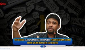 Doc. Ilustrasi – Presiden Konfederasi Serikat Pekerja Indonesia (KSPI), Said Iqbal, dalam sebuah forum diskusi publik terkait isu PHK massal dan pengangguran. Gambar ini digunakan sebagai ilustrasi berita dan tidak diambil dari momen dialog yang dimaksud dalam laporan. Pemerintah dan serikat buruh saling membuka data dan strategi guna mencari solusi bersama atas meningkatnya angka pengangguran di Indonesia. (Foto: Ilustrasi/Istimewa/kawanjarinews.com).