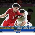 Doc. Pemain Timnas Indonesia berduel sengit dengan pemain China dalam laga Kualifikasi Piala Dunia 2026 di Stadion Utama Gelora Bung Karno (SUGBK), Jakarta. Indonesia menang tipis 1-0 dan menjaga peluang lolos ke babak selanjutnya. (Foto Dokumentasi: NR -kawanjarinews.com).