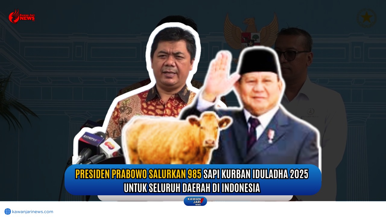 Doc. Ilustrasi konferensi pers terkait rencana penyerahan hewan kurban Presiden RI menjelang Iduladha 1446 H / 2025 M. Bantuan sapi kurban disalurkan ke seluruh daerah di Indonesia sebagai bagian dari program kemasyarakatan. (Foto Dokumentasi: NR -kawanjarinews.com).