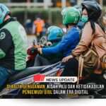 Doc. Para pengemudi ojek online membawa penumpang di tengah hiruk pikuk lalu lintas kota. Di balik senyum dan pelayanan mereka, tersimpan berbagai kisah perjuangan menghadapi sistem digital yang tidak selalu adil. (Foto Dokumentasi: NR - kawanjarinews.com).