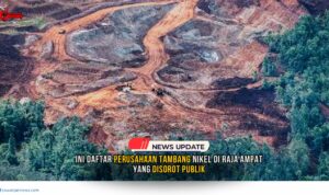Doc. Foto area tambang nikel di Raja Ampat yang memicu sorotan publik. Greenpeace Indonesia menyoroti aktivitas tiga perusahaan PT Gak Nikel, PT Anugerah Surya Pratama, dan PTKWI Sejahtera Mining karena diduga menyebabkan kerusakan lingkungan. (Sumber Foto Dokumentasi: Greenpeace).