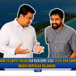 Doc. Ilustrasi sengketa batas wilayah antara Aceh dan Sumatera Utara. Foto dalam gambar menampilkan Gubernur Sumatera Utara dan Gubernur Aceh. Gambar ini hanya bersifat ilustratif dan tidak menggambarkan peristiwa atau pertemuan aktual terkait sengketa empat pulau. (Doc. NR | kawanjarinews.com).