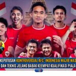 Doc. Para pemain Timnas Indonesia mengenakan jersey merah dalam suasana penuh semangat, menggambarkan kesiapan menghadapi tantangan babak keempat Kualifikasi Piala Dunia 2026. Di sisi lingkaran bawah, tampak pakar sepak bola nasional Yusuf Kurniawan. Gambar ini merupakan ilustrasi pelengkap untuk mendukung rilis berita mengenai prospek Timnas Indonesia di babak keempat Kualifikasi Piala Dunia 2026. (Editor Foto: NR – kawanjarinews.com).