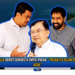 Doc. Gambar ini merupakan ilustrasi pelengkap untuk mendukung rilis berita berjudul "Jusuf Kalla Soroti Sengketa Empat Pulau: ‘Pulau Itu Sejak Dulu Milik Aceh’". Ilustrasi menampilkan mantan Wakil Presiden Jusuf Kalla di tengah perbincangan mengenai polemik empat pulau yang disengketakan antara Provinsi Aceh dan Provinsi Sumatera Utara. Gambar ini bersifat ilustratif dan tidak merepresentasikan pertemuan atau dialog nyata antara tokoh-tokoh dalam gambar. (Foto: NR - kawanjarinews.com).