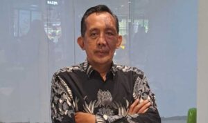 Doc. Yulianto Kiswocahyono, Wakil Ketua Komite Tetap Bidang Fiskal dan Moneter KADIN Jawa Timur, saat ditemui di sela diskusi ekonomi nasional. (Foto Dokumentasi: Eko Wahyu).