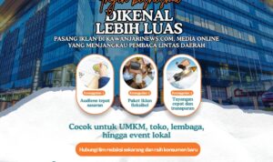 Doc. Tampilan flayer resmi dari KawanJariNews.com, media online di bawah naungan PT Kawan Jari Grup, yang menawarkan layanan jasa pemasangan iklan digital. Flayer ini menampilkan keunggulan promosi seperti audiens tepat sasaran, paket iklan fleksibel, serta tayangan cepat dan transparan, cocok untuk pelaku UMKM, toko, lembaga, hingga penyelenggara event lokal. (Foto: kawanjarinews.com).