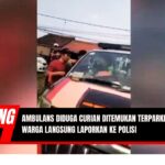 Doc. Sejumlah warga tampak berkumpul di sekitar mobil ambulans yang ditemukan terparkir mencurigakan di kawasan permukiman Jalan Mayor Idrus Tos, Depok, Jawa Barat. Kendaraan tersebut diduga merupakan hasil tindak pencurian dan langsung dilaporkan ke pihak kepolisian oleh warga setempat. Catatan: Gambar ini merupakan dokumentasi peristiwa yang terjadi di lapangan sebagaimana terekam dalam laporan warga. Penyajian gambar ini dimaksudkan untuk kepentingan pemberitaan dan tidak dimaksudkan untuk menghakimi pihak tertentu sebelum ada proses hukum yang sah. (Sumber Foto Dokumentasi: BeritaSatu).
