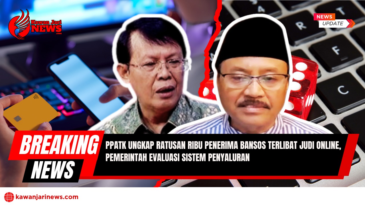 Doc. Kiri: Trubus Rahadiansyah, Pengamat Kebijakan Publik, menyampaikan analisis kritis terkait penyalahgunaan bansos untuk judi online. Kanan: Menteri Sosial RI, Saifullah Yusuf, menanggapi temuan PPATK dan menjelaskan langkah korektif dalam penyaluran bansos. (Sumber: Tangkapan Layar TV One Youtube Chanel)