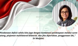 Doc. Menteri Keuangan Sri Mulyani Indrawati saat menyampaikan strategi pembiayaan defisit dalam rapat kerja bersama Komisi XI DPR RI di Jakarta, Kamis (3/7/2025). Dalam pernyataannya, Sri Mulyani menekankan pentingnya kombinasi pembiayaan melalui surat utang, pinjaman multilateral-bilateral, dan pemanfaatan Saldo Anggaran Lebih (SAL) untuk menjaga kesinambungan fiskal menghadapi ketidakpastian global. (Foto ilustrasi: Eko Wahyu – kawanjarinews.com).