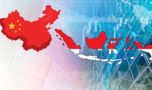 Doc. Ilustrasi kerja sama bilateral antara Indonesia dan Tiongkok di bidang perpajakan. Gambar menampilkan peta kedua negara dengan warna dan simbol bendera masing-masing, berlatar grafik digital yang mencerminkan integrasi teknologi dan sistem informasi. Visual ini merepresentasikan upaya Indonesia untuk belajar dari sistem perpajakan digital Tiongkok, termasuk penerapan Coretax, serta penguatan kepatuhan pajak dan pertukaran pengalaman antarnegara. (Ilustrasi: Eko Wahyu – kawanjarinews.com).