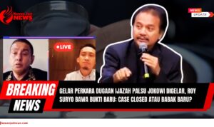 Doc. Gambar menampilkan sejumlah tokoh seperti Azam Khan, Relly Reagen, dan Roy Suryo yang terlibat dalam pembahasan publik mengenai keabsahan ijazah mantan kepala negara. Ilustrasi ini merepresentasikan dinamika opini dan argumentasi dari berbagai pihak menjelang pelaksanaan gelar perkara di Bareskrim Polri, dengan sorotan utama pada klaim bukti baru yang diajukan oleh pihak pelapor. (Sumber Foto: Kompas.Com).