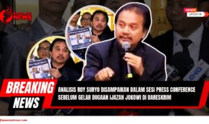 Doc. Ilustrasi menampilkan Roy Suryo saat menyampaikan analisis terkait dugaan ijazah Presiden Joko Widodo dalam sesi press conference bersama tim pelapor. Gambar ini bersifat ilustratif dan tidak merepresentasikan secara langsung suasana resmi gelar perkara di Bareskrim Polri. (Sumber: Kompas TV Youtube Chanel).