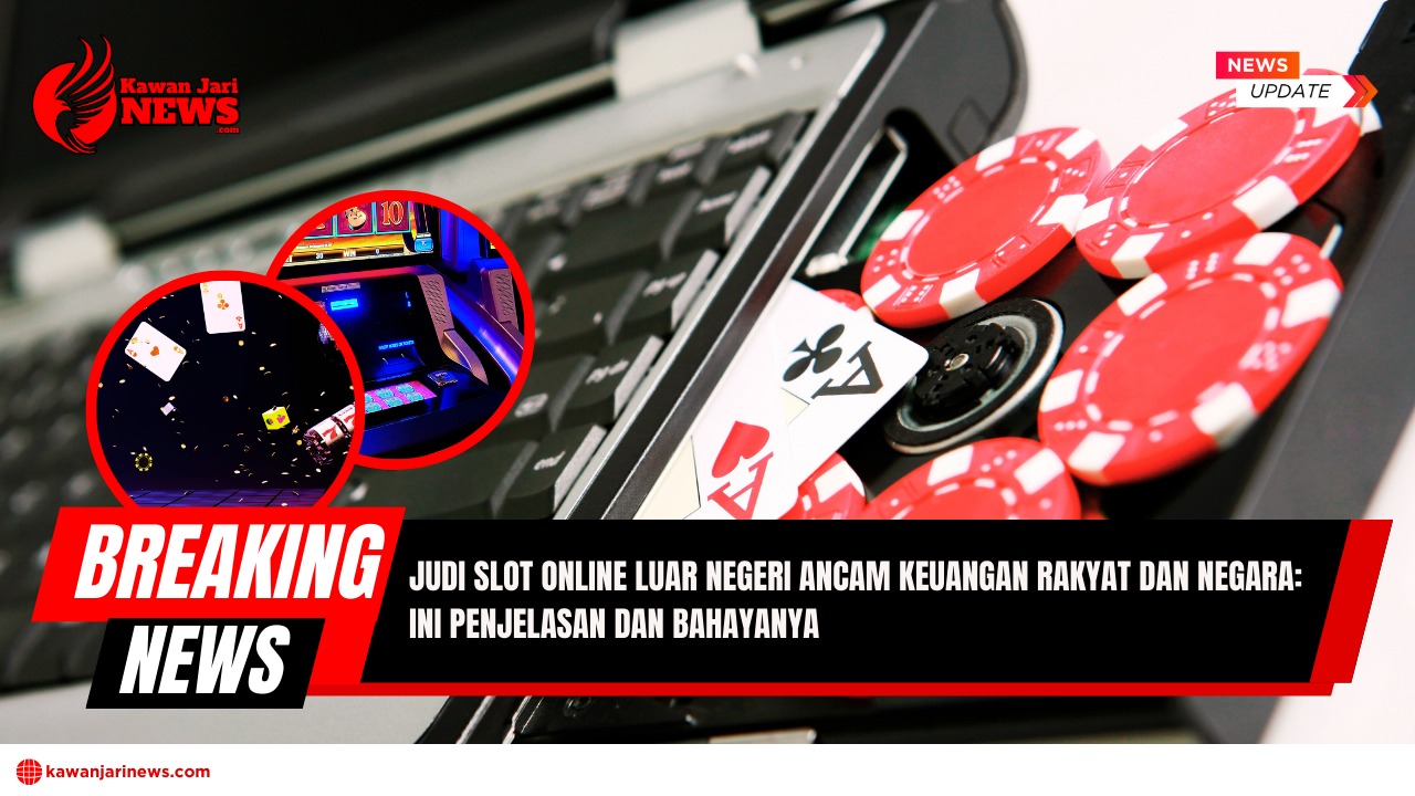 Doc. Ilustrasi aktivitas perjudian daring melalui perangkat digital, menggambarkan elemen-elemen visual yang identik dengan praktik permainan untung-untungan berbasis internet. Catatan: Gambar ini hanya bersifat ilustratif untuk mendukung pemberitaan. Tidak merepresentasikan individu, tempat, atau kejadian tertentu secara langsung. (Ilustrasi: NR – kawanjarinews.com).