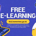 Doc. Poster digital program FREE E-LEARNING yang ditawarkan melalui laman resmi klc2.kemenkeu.go.id, merupakan bagian dari Program E-Learning Open Access (OA) yang disediakan oleh Kementerian Keuangan Republik Indonesia. Program ini ditujukan secara gratis bagi masyarakat yang akan mengikuti Ujian Sertifikasi Konsultan Pajak (USKP). (Foto: Eko Wahyu – kawanjarinews.com).
