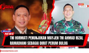 Doc. Sinergi TNI dan Pemerintah untuk Ketahanan Pangan: Foto resmi Mayor Jenderal TNI Ahmad Rizal Ramadhani, yang kini menjabat sebagai Direktur Utama Perum Bulog, menunjukkan sinergi TNI dan pemerintah dalam penguatan sektor ketahanan pangan nasional. (Sumber: PUSPEN TNI).