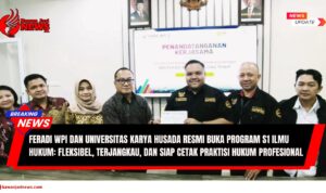 Doc. Momen penandatanganan Nota Kesepahaman (MoU) kerja sama pendidikan antara DPD FERADI WPI Jawa Tengah dengan Universitas Karya Husada (UNKAHA) Semarang. Penandatanganan ini menjadi langkah resmi pembukaan Program Studi S1 Ilmu Hukum jalur reguler dan alih jenjang yang fleksibel, terjangkau, dan terintegrasi dengan praktik advokat dan paralegal. Hadir dalam kesempatan tersebut perwakilan FERADI WPI dan UNKAHA yang menunjukkan komitmen bersama dalam memperluas akses pendidikan hukum bagi masyarakat. (Foto Dokumentasi: FERADI WPI Official).