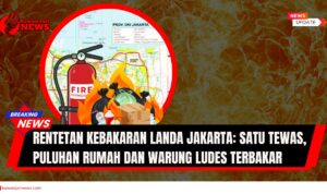 Doc. Ilustrasi kebakaran di wilayah DKI Jakarta. Gambar ini hanya digunakan untuk melengkapi materi pemberitaan dan tidak merepresentasikan secara langsung lokasi maupun kejadian kebakaran yang dimaksud dalam laporan. (Ilustrasi: NR -kawanjarinews.com).