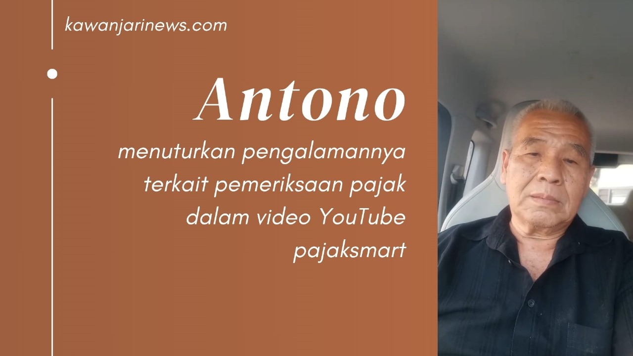 Doc. Antono, warga Bojonegoro, Jawa Timur, dalam sebuah video YouTube Pajaksmart, menceritakan pengalamannya terkait tagihan pajak yang meningkat drastis hingga miliaran rupiah. Ia mempertanyakan prosedur pemeriksaan pajak dan dugaan ketidaksesuaian tarif serta denda yang dibebankan. Kasus ini menimbulkan pertanyaan tentang transparansi dan keadilan dalam sistem perpajakan di Indonesia. (Foto: Eko Wahyu – kawanjarinews.com).