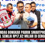 Doc. Menteri Perdagangan Budi Santoso memegang barang bukti saat konferensi pers pengungkapan praktik perakitan dan perdagangan smartphone ilegal senilai Rp17,62 milia. Kemendag menyita ribuan unit handphone rakitan ilegal yang dijual melalui marketplace serta ratusan koli aksesoris yang diselundupkan dari Tiongkok. (NR – kawanjarinews.com).