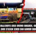 Doc. Gambar ilustrasi menampilkan Stasiun Gambir dan Stasiun Pasar Senen untuk menggambarkan dampak luas pembatalan jadwal kereta akibat anjloknya kereta Argo Bromo Anggrek. Catatan: Gambar ini hanyalah ilustrasi dan tidak merepresentasikan situasi atau jumlah penumpang tertentu pada waktu kejadian. (NR – kawanjarinews.com).