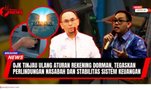 Doc. Ilustrasi – Ketua PPATK (kiri) dan Direktur Eksekutif Celius Bima Yudistira (kanan) saat memberikan keterangan terkait kebijakan pemblokiran rekening dorman dan rencana revisi aturan oleh OJK. Gambar ini hanya merupakan ilustrasi dan tidak menggambarkan situasi atau peristiwa secara langsung. (NR – kawanjarinews.com).