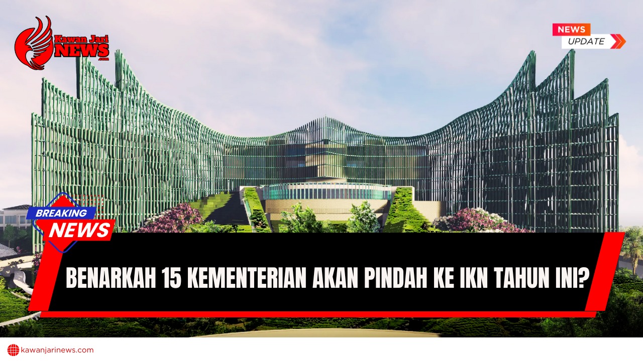 Doc. Gambar menampilkan desain Istana Kepresidenan di Ibu Kota Nusantara (IKN), yang bersumber dari Kementerian Pariwisata dan Ekonomi Kreatif. Gambar ini digunakan sebagai ilustrasi visual untuk berita yang membahas rencana pemindahan kementerian dan instansi pemerintah ke IKN, khususnya terkait dengan kesiapan infrastruktur. (Sumber: kemenparekraf.go.id/).