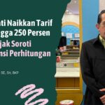 Doc. Yulianto Kiswocahyono, SE, SH, BKP, praktisi pajak dan anggota Ikatan Konsultan Pajak Indonesia (IKPI), saat menyampaikan tanggapan kritis terhadap kebijakan Pemerintah Kabupaten Pati yang menaikkan tarif PBB-P2 hingga 250 persen. Ia menyoroti kurangnya transparansi dalam proses perhitungan dan pentingnya komunikasi publik yang berimbang. (Foto: Eko Wahyu – kawanjarinews.com).
