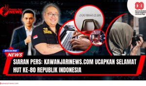 Doc. Pimpinan Redaksi kawanjarinews.com, Donny Andretti, S.H., S.Kom., M.Kom., CMD., C.PFW., C.MDF. (depan) bersama Narwan Riyadi, Redaktur Utama kawanjarinews.com (belakang). Donny menegaskan: “Media adalah pilar keempat demokrasi yang harus terus mengawal tegaknya demokrasi dan keterbukaan informasi demi menuju Indonesia Maju dan Indonesia Emas 2045.” (Foto: Dok. kawanjarinews.com).