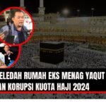 Doc. Boyamin Saiman, Koordinator Masyarakat Anti Korupsi Indonesia (MAKI), dengan latar belakang Masjidil Haram yang dipenuhi jemaah haji. Boyamin Saiman menilai praktik penjualan kuota haji tambahan ini merugikan negara sekaligus masyarakat. (NR – kawanjarinews.com).