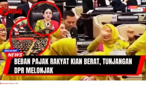 Doc. Suasana rapat di Gedung DPR RI saat isu kenaikan tunjangan wakil rakyat kembali menuai sorotan publik. Di tengah beban pajak rakyat yang semakin berat, tunjangan anggota DPR disebut melonjak hingga total pendapatan mencapai lebih dari Rp100 juta per bulan. Kondisi ini memicu kritik masyarakat terkait ketidakadilan fiskal dan kesenjangan sosial antara rakyat kecil dan para pejabat negara. (NR – kawanjarinews.com).