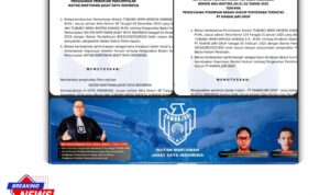 Doc. Tangkapan layar dokumen pengesahan Kemenkumham RI terkait Ikatan Wartawan Jagat Raya Indonesia (Kawan Jari) dan PT. Kawan Jari Grup, disertai foto Ketua Umum Adv. Donny Andreti, S.H., S.Kom., M.Kom., C.MdF., C.PFw. (Foto: Kawan Jari Official).