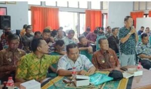 Doc. Suasana Rapat Koordinasi Pembentukan Pos Bantuan Hukum (Posbankum) di Aula Kantor Dispermades Pemalang, Jumat (29/8/2025), saat sesi pembahasan bersama jajaran Kanwil Kemenkumham Jawa Tengah dan Pemerintah Kabupaten Pemalang. (Foto: Arden Suhadi).