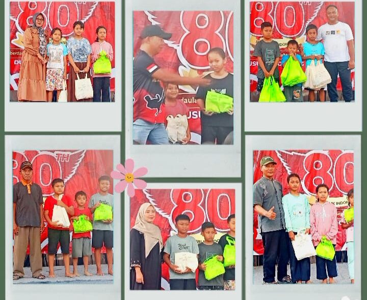 Doc. Suasana kemeriahan peringatan HUT RI ke-80 di Dukuh Dronjong, Desa Kendalsari, Kecamatan Petarukan, Kabupaten Pemalang. Anak-anak, remaja, dan warga menerima hadiah perlombaan serta tampil dalam berbagai kreasi seni yang memeriahkan acara, Minggu (31/08/2025). (Foto: Soleh Hadi).