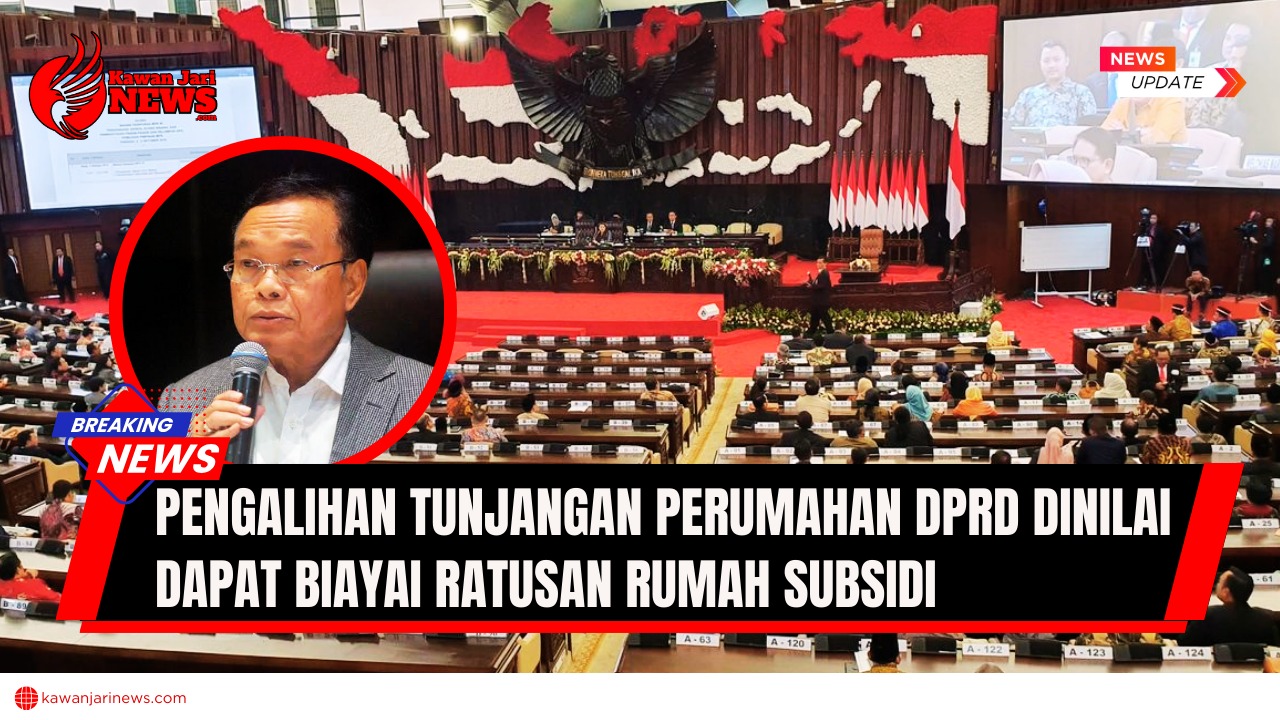 Doc. Ilustrasi sidang DPRD dengan inset foto Prof. Djoharmansyah Djohan (hanya ilustrasi). Gambar ini digunakan sebagai pendukung berita terkait isu tunjangan perumahan DPRD dan tidak menggambarkan situasi atau pihak tertentu secara langsung. (NR – KawanJariNews.com).