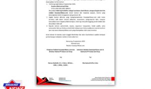 Doc. Dokumentasi resmi Surat Edaran Stop Pers Nomor: 006/RED/KJN/IX/2025 yang diterbitkan oleh Redaksi KawanjariNews.com pada 9 September 2025. Edaran ini berisi pemberhentian status wartawan aktif atas nama Muhammad Sidar (ID Pers/NIA: 001.0001.000070) yang telah mengajukan pengunduran diri. (Sumber: KawanjariNews.com)