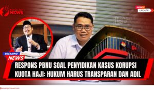 Doc. Ilustrasi Gus Fahrur dalam lingkaran, di latar belakang menampilkan Direktur Penyidikan KPK Asep Guntur Rahayu, dengan bagian depan berupa crop foto Gedung KPK. Catatan: Gambar ini hanya bersifat ilustrasi dan tidak menggambarkan situasi sebenarnya. (Ilustrasi: NR – KawanJariNews.com).