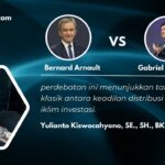 Doc. Ilustrasi perdebatan wacana pajak kekayaan antara Bernard Arnault dan Gabriel Zucman yang menuai perhatian publik internasional. Konsultan pajak senior sekaligus pengurus KADIN Jatim, Yulianto Kiswocahyono, SE., SH., BKP, menilai isu ini merupakan tarik-menarik klasik antara keadilan distribusi dan stabilitas iklim investasi. (Foto: Eko Wahyu | KawanJariNews.com).