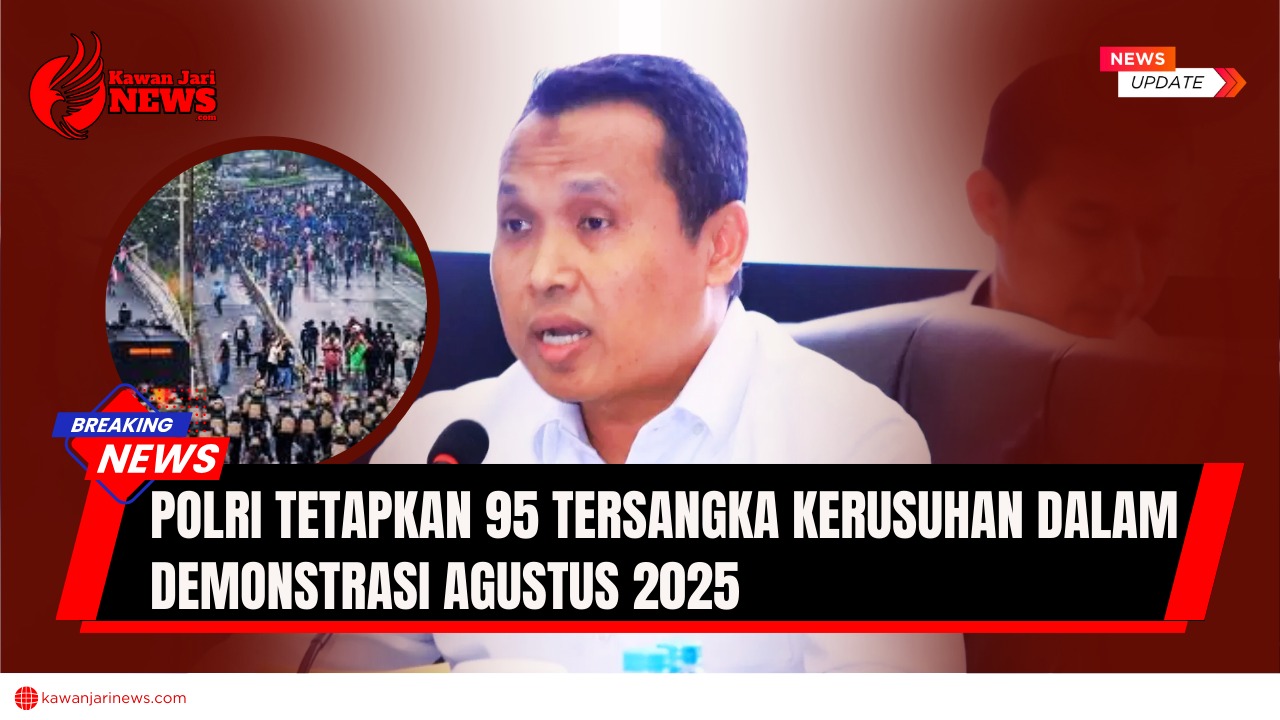 Doc. Kepala Bareskrim Polri, Komjen Pol Syahardiantono, memberikan keterangan pers di Mabes Polri, Jakarta, Rabu (24/9/2025). Dalam konferensi pers tersebut, ia menyampaikan perkembangan penanganan hukum terhadap pelaku kerusuhan selama demonstrasi 25–31 Agustus 2025. Polri menegaskan bahwa penindakan hukum hanya menyasar pihak yang terbukti melakukan aksi anarkis, bukan peserta demonstrasi yang berjalan damai. (NR | KawanJariNews.com).