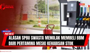 Doc. Ilustrasi nozel pompa SPBU. Gambar ini hanya bersifat ilustratif dan tidak menggambarkan kejadian sebenarnya. Isu yang diangkat terkait penolakan SPBU swasta membeli BBM dari Pertamina meski mengalami kekurangan stok, dengan sorotan pada transparansi distribusi, kualitas bahan bakar, serta tantangan kebijakan energi nasional. (NR | KawanJariNews.com).
